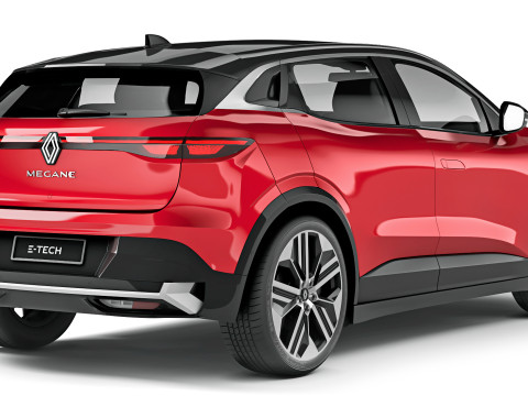Renault Megane E-Tech 2022 Modelo 3D
