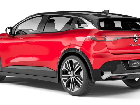 Renault Megane E-Tech 2022 3D Model