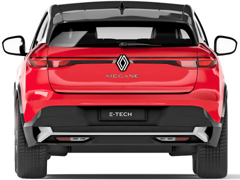 Renault Megane E-Tech 2022 3D Model
