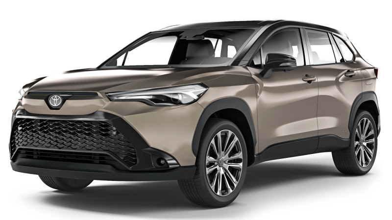 Toyota Corolla Cross 2023 Modelo 3D .c4d .max .obj .3ds .fbx .stl .blend 