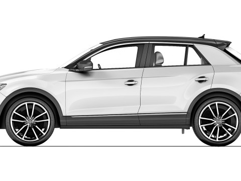 Volkswagen T-Roc 2018 Modelo 3D