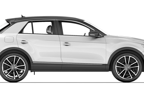 Volkswagen T-Roc 2018 Modelo 3D