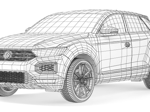 Volkswagen T-Roc 2018 Modelo 3D
