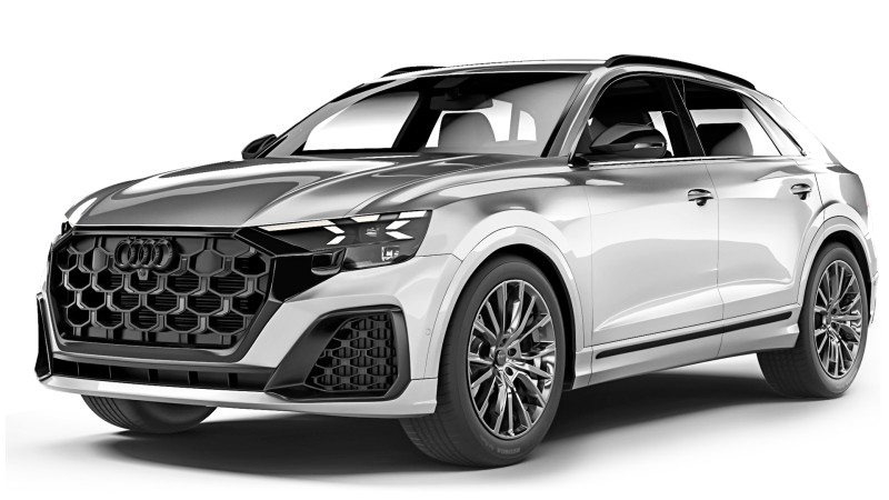 Audi Q8 2024 3Dモデル .c4d .max .obj .3ds .fbx .stl .blend 