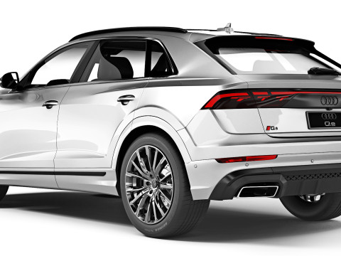 Audi Q8 2024 3Dモデル