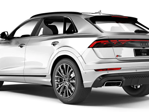 Audi Q8 2024 3D Model