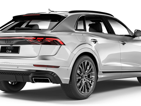 Audi Q8 2024 3Dモデル