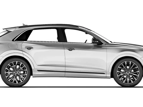 Audi Q8 2024 3D Model