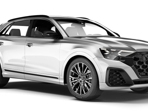 Audi Q8 2024 3Dモデル