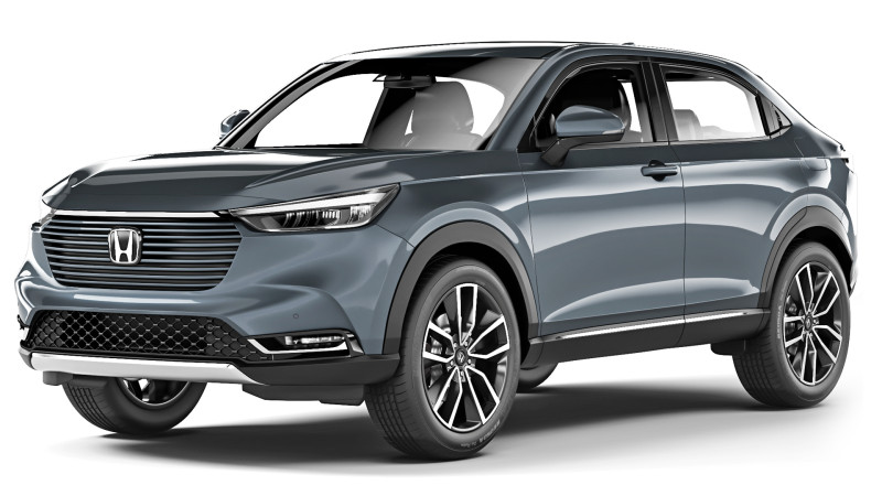 Honda HR-V 2022 Modelo 3D .c4d .max .obj .3ds .fbx .stl .blend 