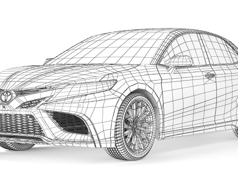 Toyota Camry XSE 2021 Modèle 3D