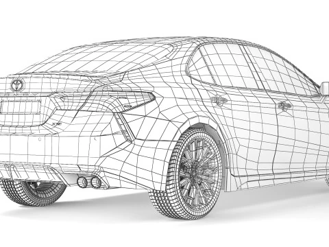 Toyota Camry XSE 2021 Modelo 3D