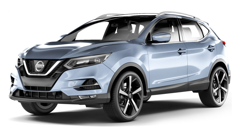 Nissan Qashqai 2018 Model 3D .c4d .max .obj .3ds .fbx .stl .blend