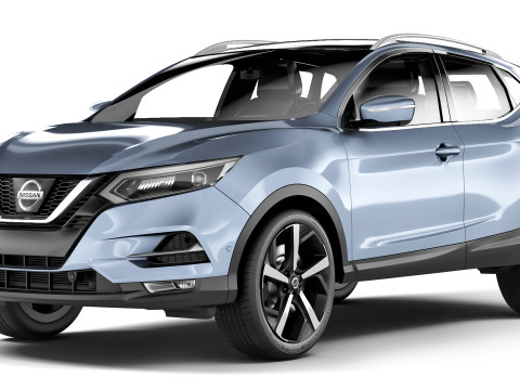 Nissan Qashqai 2018 3D Model