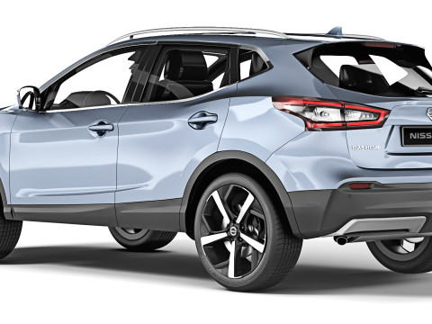 Nissan Qashqai 2018 Model 3D