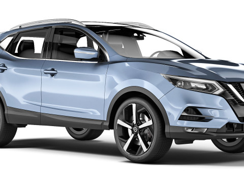 Nissan Qashqai 2018 Model 3D