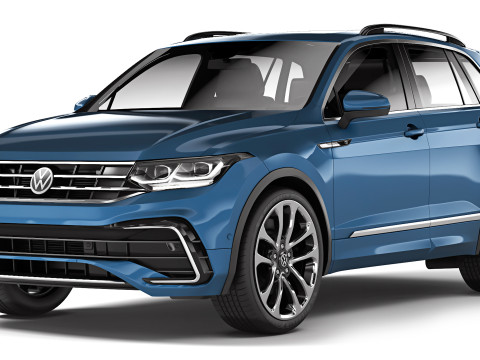 Volkswagen Tiguan Allspace 2022 3D Model