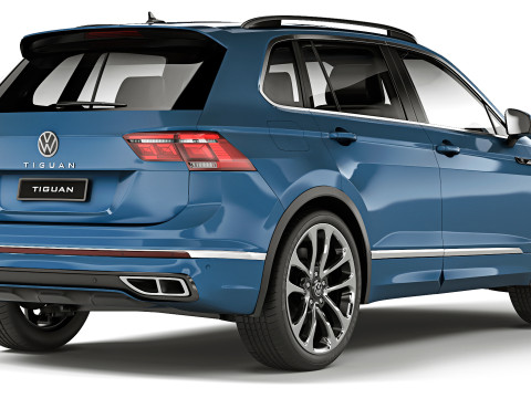 Volkswagen Tiguan Allspace 2022 3D Модель