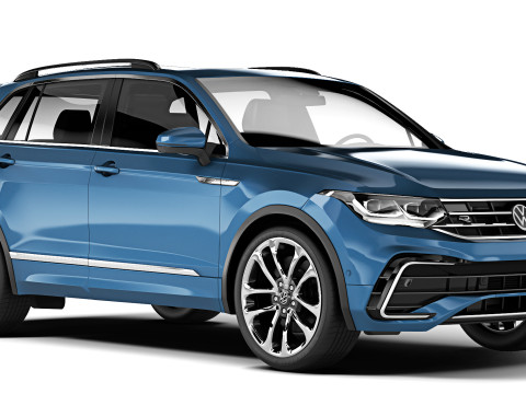 Volkswagen Tiguan Allspace 2022 3D Модель