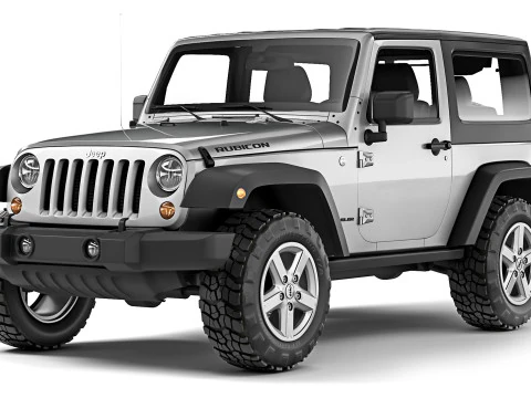 Jeep Wrangler Rubicon 2007 3D Modell