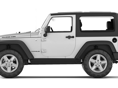 Jeep Wrangler Rubicon 2007 Modelo 3D