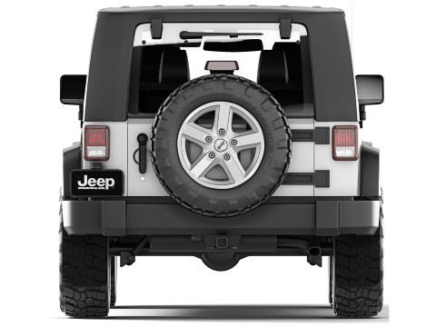 Jeep Wrangler Rubicon 2007 Modelo 3D
