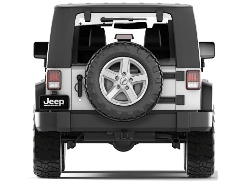 Jeep Wrangler Rubicon 2007 3D Model