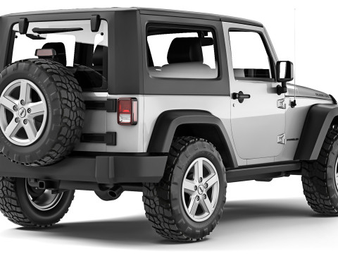 Jeep Wrangler Rubicon 2007 Modelo 3D