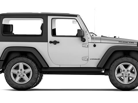 Jeep Wrangler Rubicon 2007 Modelo 3D