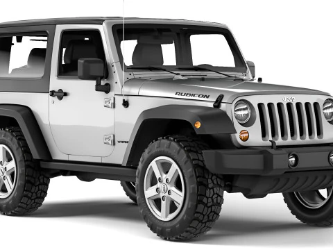 Jeep Wrangler Rubicon 2007 3D Model
