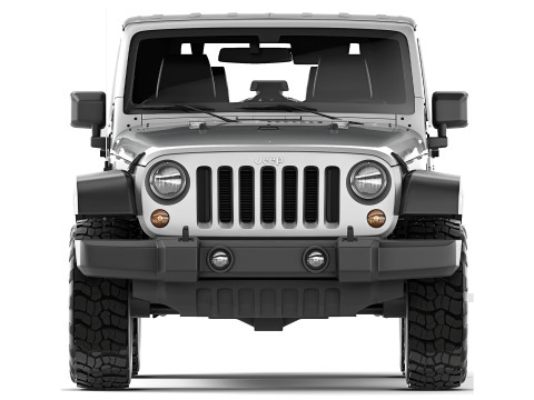Jeep Wrangler Rubicon 2007 Modelo 3D