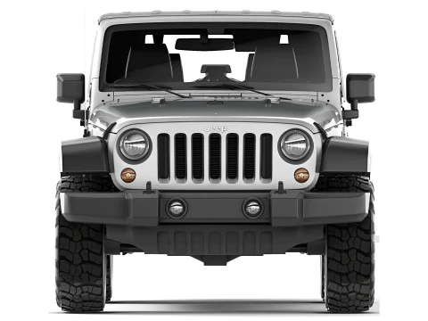 Jeep Wrangler Rubicon 2007 3D Model