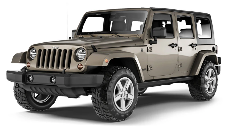 Jeep Wrangler Unlimited 2008 3D Model .c4d .max .obj .3ds .fbx .stl .blend
