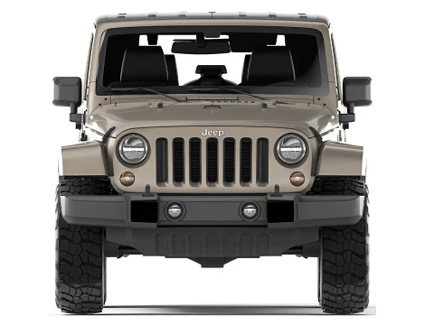 Jeep Wrangler Unlimited 2008 3D Model