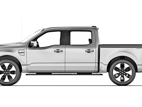 Fard F-150 Lightning 3D Model
