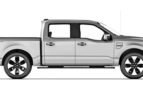 Fard F-150 Lightning 3D Model