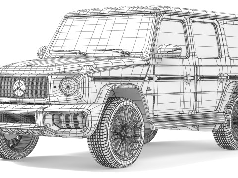 Mercedes-Benz G63 AMG 2025 3D Модель