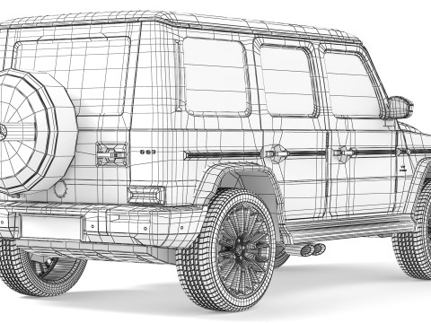 Mercedes-Benz G63 AMG 2025 3D Модель