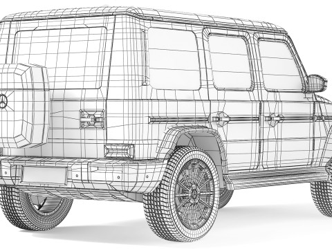 Mercedes-Benz G 580 with EQ Technology 2025 3D-Modell