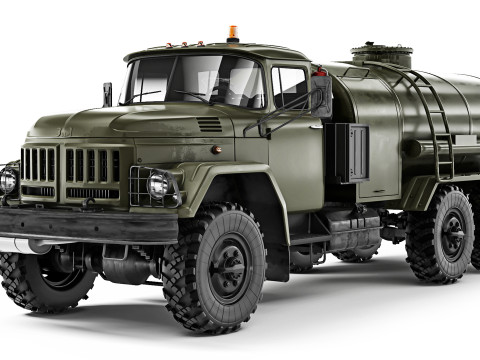 ZiL 131 ATZ-4 1975 3D Model