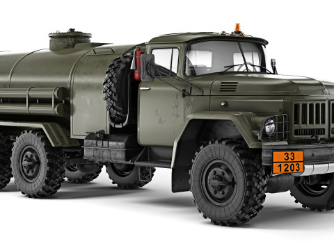ZiL 131 ATZ-4 1975 3D Модель