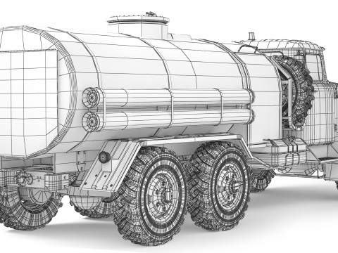 ZiL 131 ATZ-4 1975 3D Модель