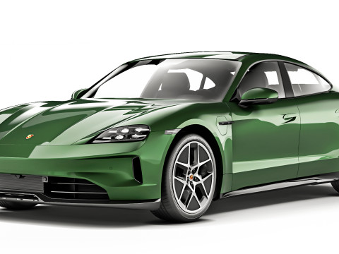 Porsche Taycan 2025 3D Model