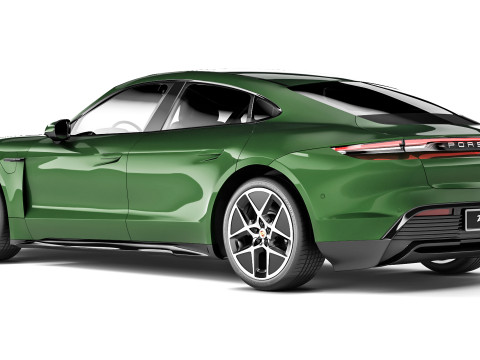 Porsche Taycan 2025 3D Model