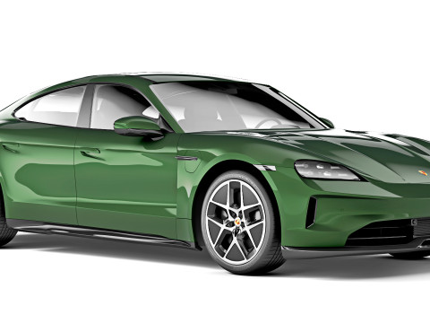 Porsche Taycan 2025 3D Model