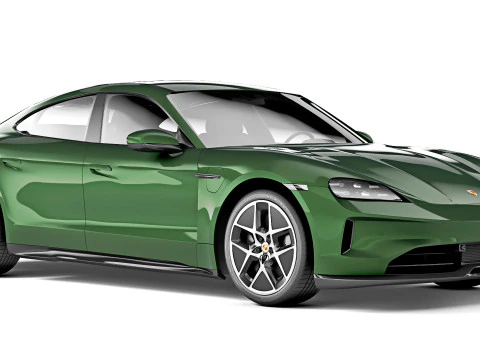 Porsche Taycan 2025 3D Model