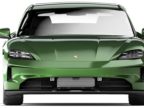Porsche Taycan 2025 3D Model