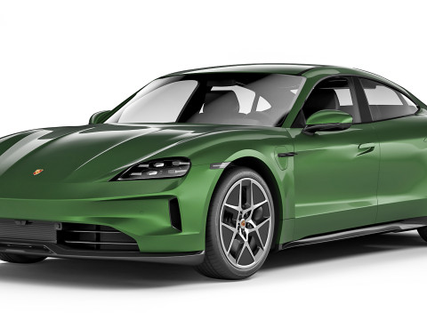 Porsche Taycan 2025 Modello 3D