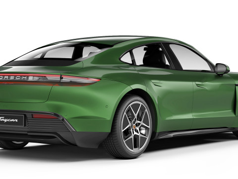 Porsche Taycan 2025 3D Модель