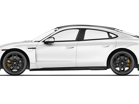 Porsche Taycan Turbo S 2020 Modelo 3D